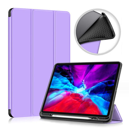 Soft TPU Combo Leather Apple iPad Pro 11 (2018) Case Tri-fold Stand