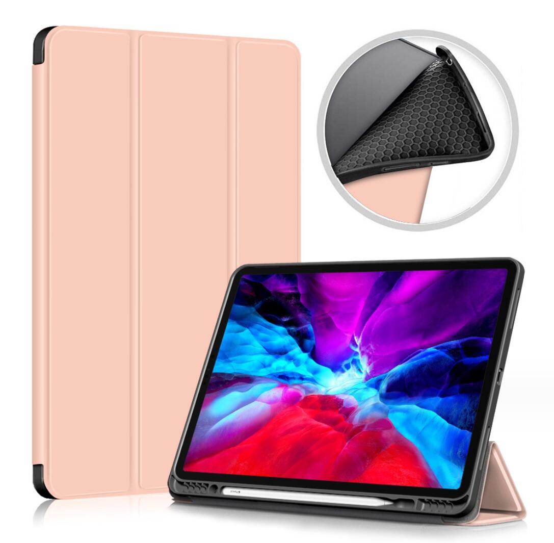 Soft TPU Combo Leather Apple iPad Pro 11 (2018) Case Tri-fold Stand