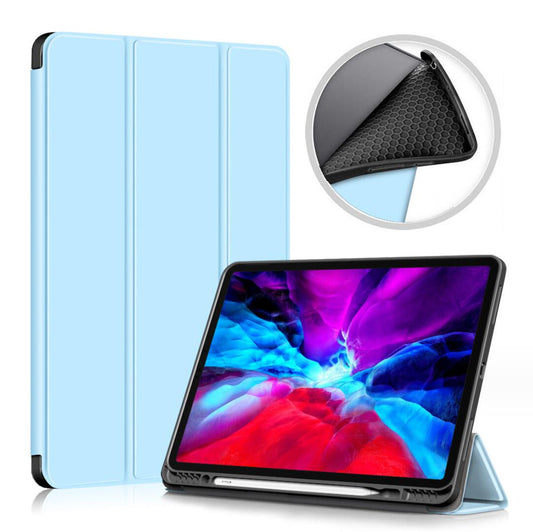 Soft TPU Combo Leather Apple iPad Pro 11 (2018) Case Tri-fold Stand