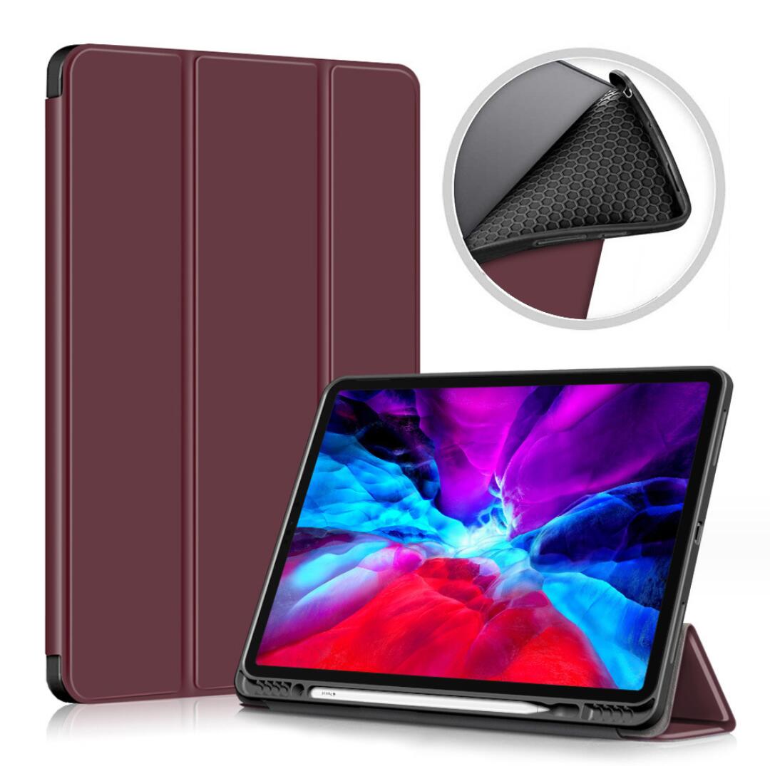 Soft TPU Combo Leather Apple iPad Pro 11 (2018) Case Tri-fold Stand