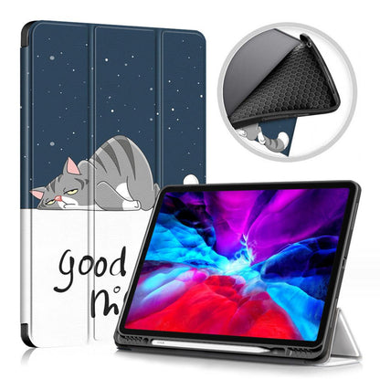 Soft TPU Combo Leather Apple iPad Pro 11 (2018) Case Tri-fold Stand