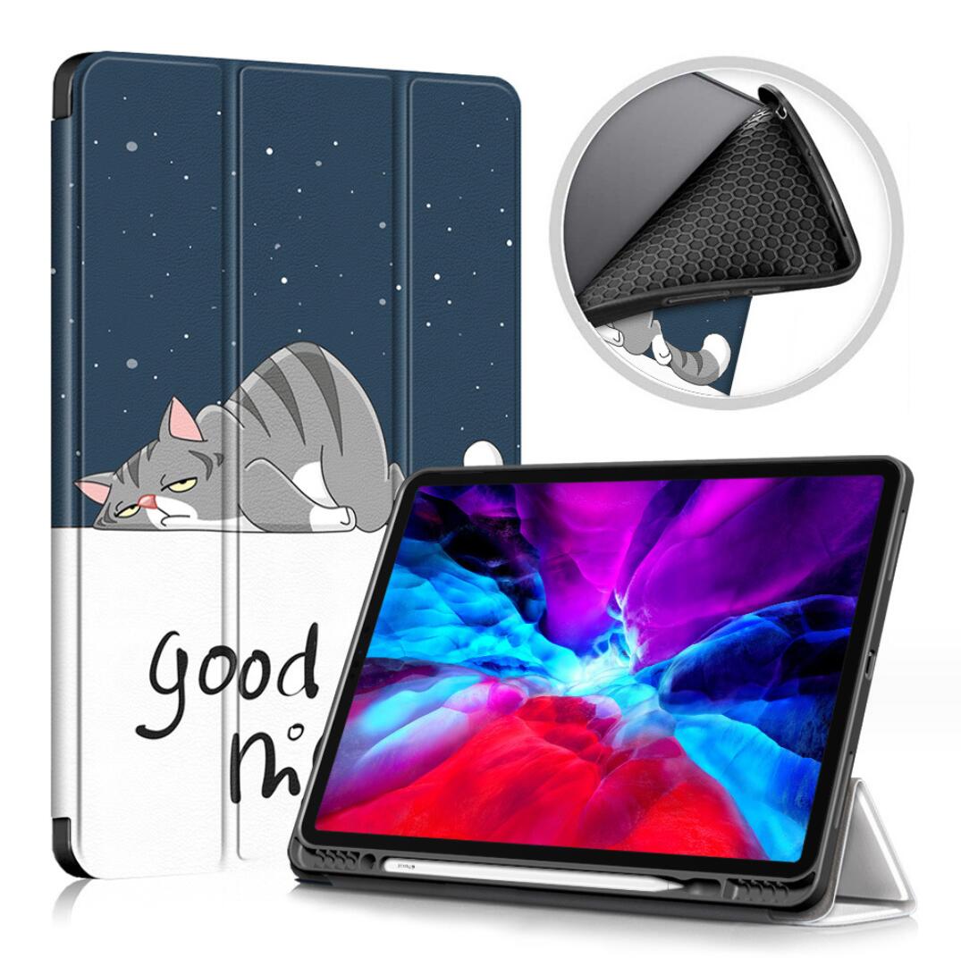 Soft TPU Combo Leather Apple iPad Pro 11 (2020) Case Tri-fold Stand