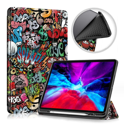 Soft TPU Combo Leather Apple iPad Pro 11 (2018) Case Tri-fold Stand