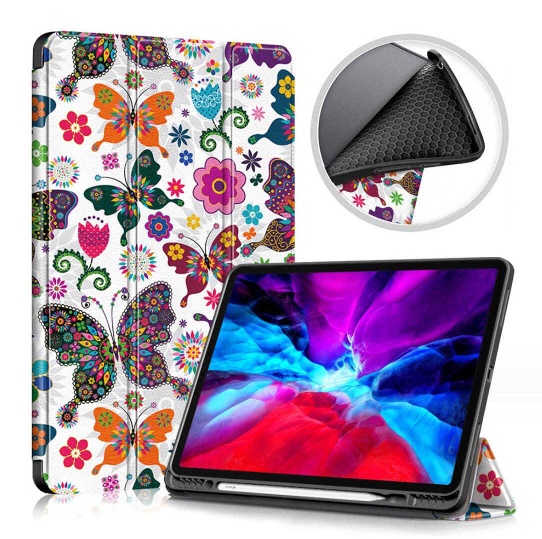 Soft TPU Combo Leather Apple iPad Pro 11 (2018) Case Tri-fold Stand