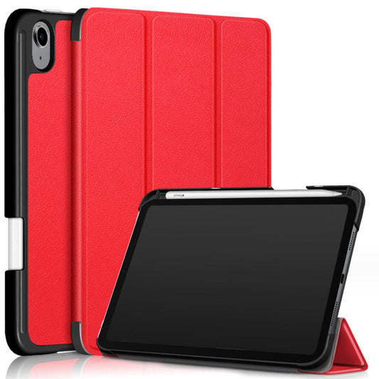 Soft TPU Combo Leather Apple iPad Mini 6 Case Tri-fold Stand