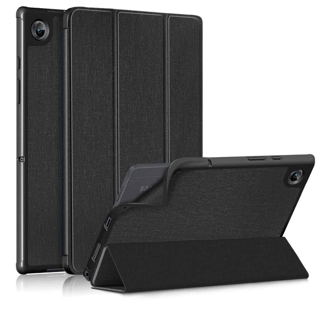 Denim Smart Foldable Stand Samsung Galaxy Tab A8 Case Leather