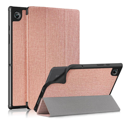 Denim Smart Foldable Stand Samsung Galaxy Tab A8 Case Leather