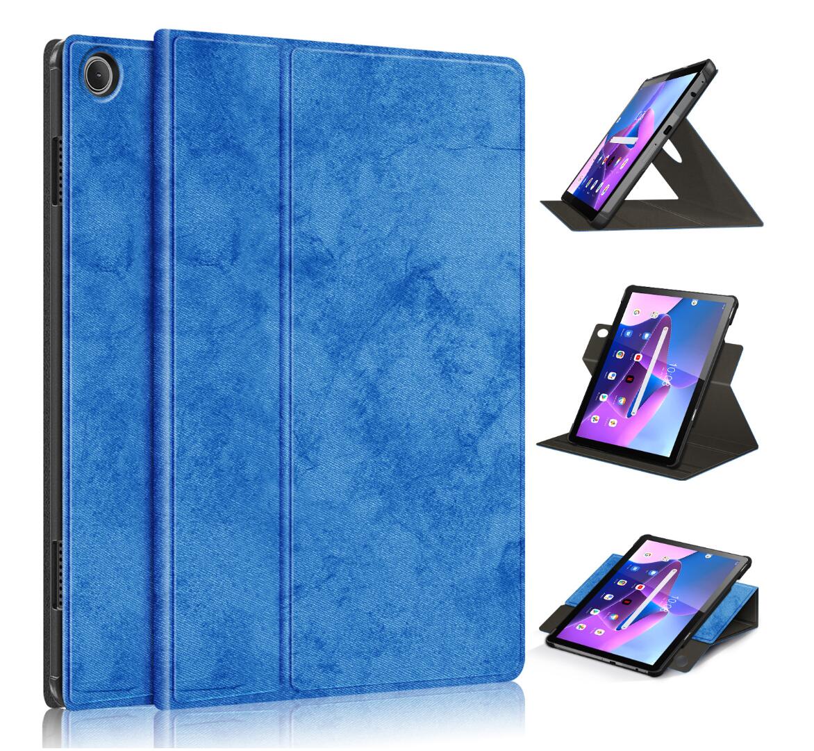 Rotating Stand Voltage Lenovo Tab M10 Plus (2022) Case Leather