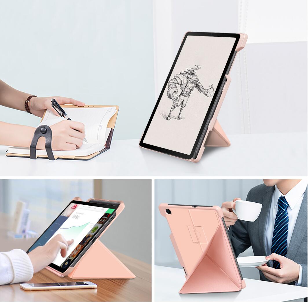 Transformer Stand Soft TPU Leather Samsung Galaxy Tab S6 Lite Case