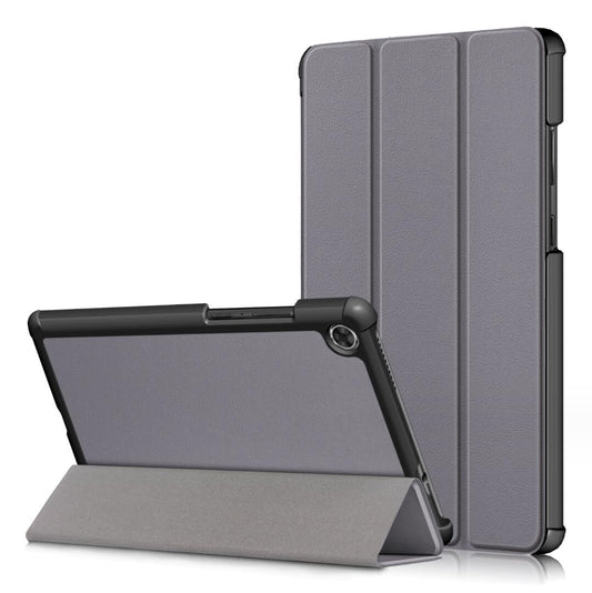 Tri-fold Caster Leather Lenovo Tab M8 HD (2019) Case Hard Shell Slim