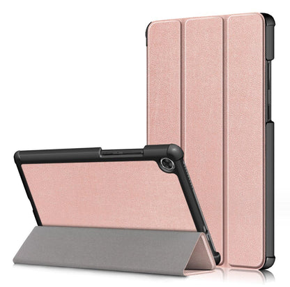 Tri-fold Caster Leather Lenovo Tab M8 HD (2019) Case Hard Shell Slim