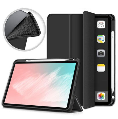 Soft TPU Combo Leather Apple iPad Air 5 Case Tri-fold Stand