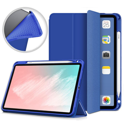 Soft TPU Combo Leather Apple iPad Air 5 Case Tri-fold Stand