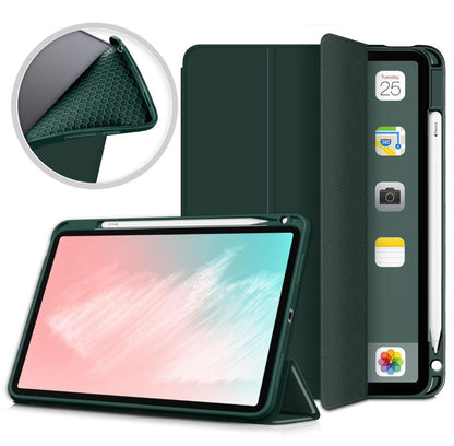 Soft TPU Combo Leather Apple iPad Air 4 Case Tri-fold Stand