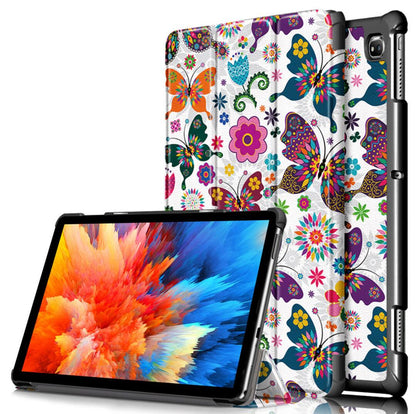 Tri-fold Caster Leather ASUS Adolpad 10 Pro (2021) Case Hard Shell