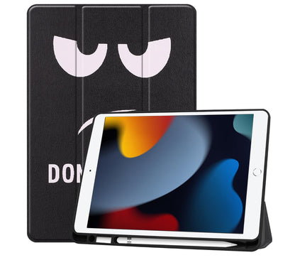 Soft TPU Combo Leather Apple iPad 7 Case Tri-fold Stand