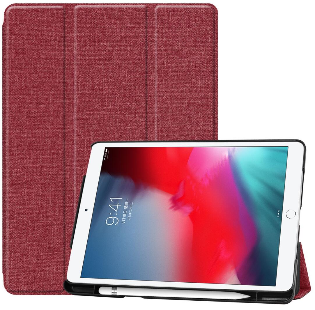 Denim Smart Foldable Stand Apple iPad Air 3 Case Leather