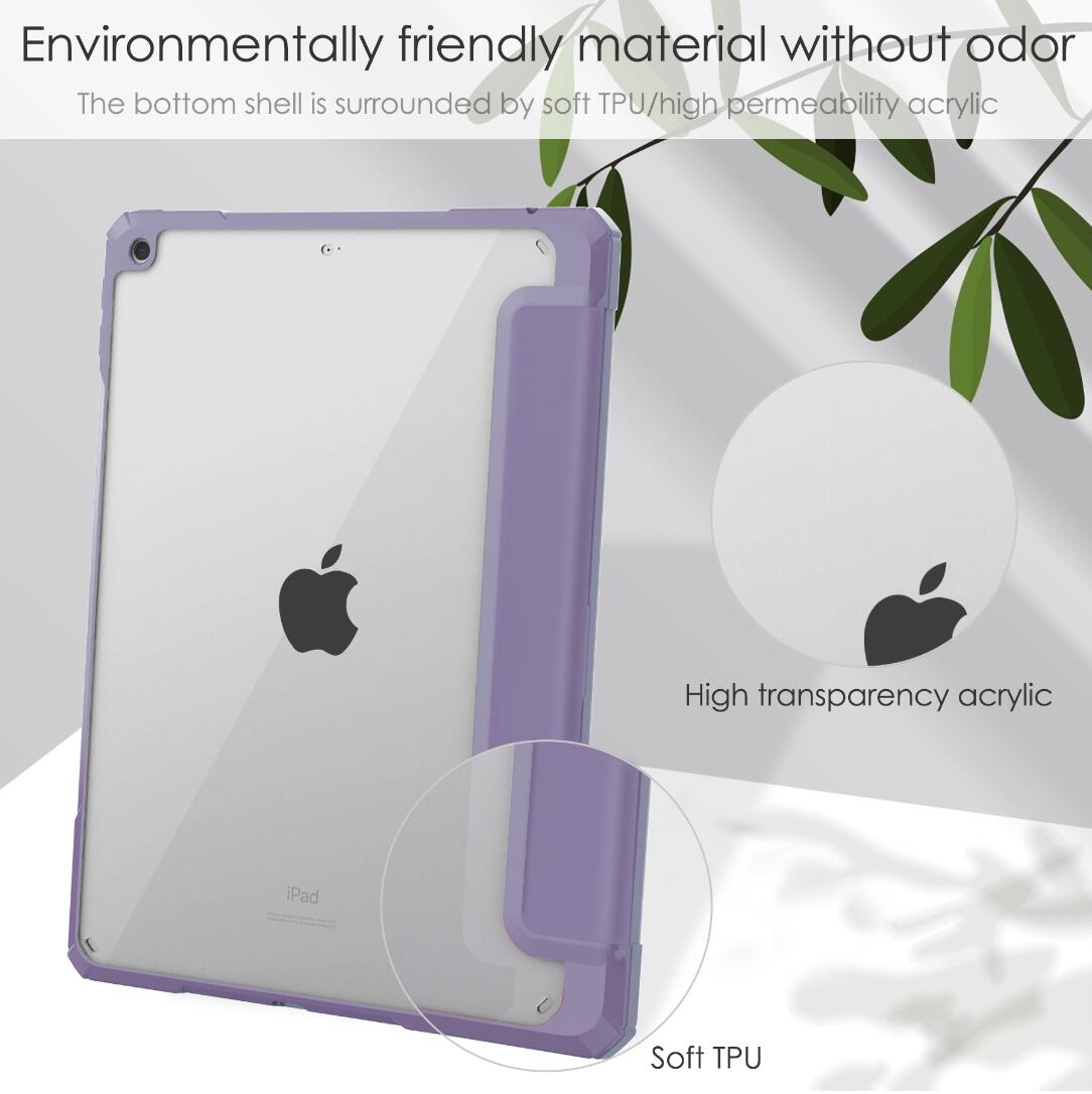 Acrylic Clear Apple iPad 7 Case Ultra Slim