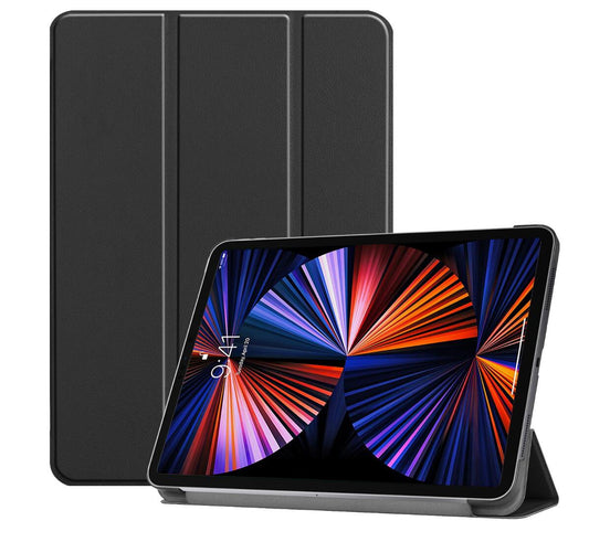 Tri-fold Caster Leather iPad Pro 12.9 (2018) Case Hard Shell Slim