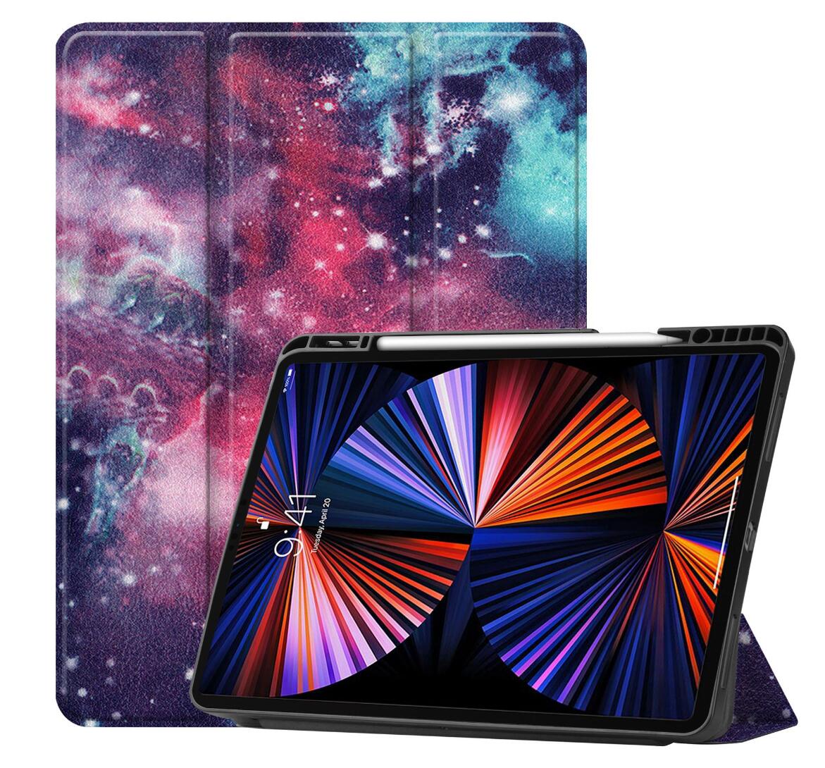 Soft TPU Combo Leather Apple iPad Pro 12.9 (2020) Case Tri-fold Stand