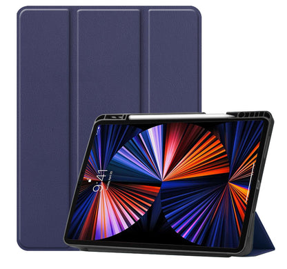 Soft TPU Combo Leather Apple iPad Pro 12.9 (2020) Case Tri-fold Stand