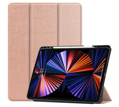 Soft TPU Combo Leather Apple iPad Pro 12.9 (2020) Case Tri-fold Stand