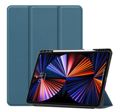 Soft TPU Combo Leather Apple iPad Pro 12.9 (2020) Case Tri-fold Stand