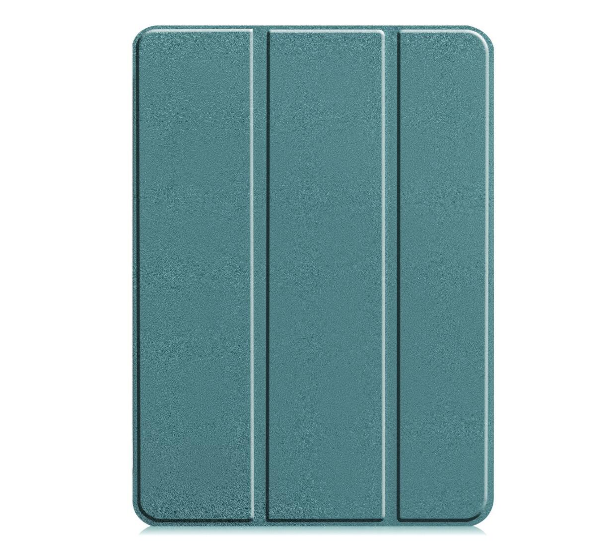 Tri-fold Caster Leather iPad Pro 12.9 (2022) Case Hard Shell Slim