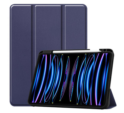 Soft TPU Combo Leather Apple iPad Pro 11 (2022) Case Tri-fold Stand