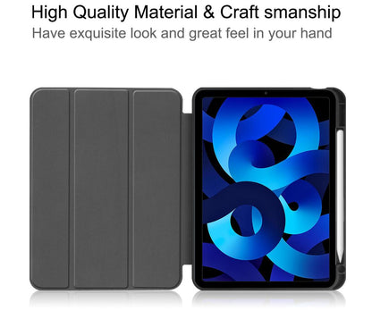 Soft TPU Combo Leather Apple iPad 10 Case Tri-fold Stand