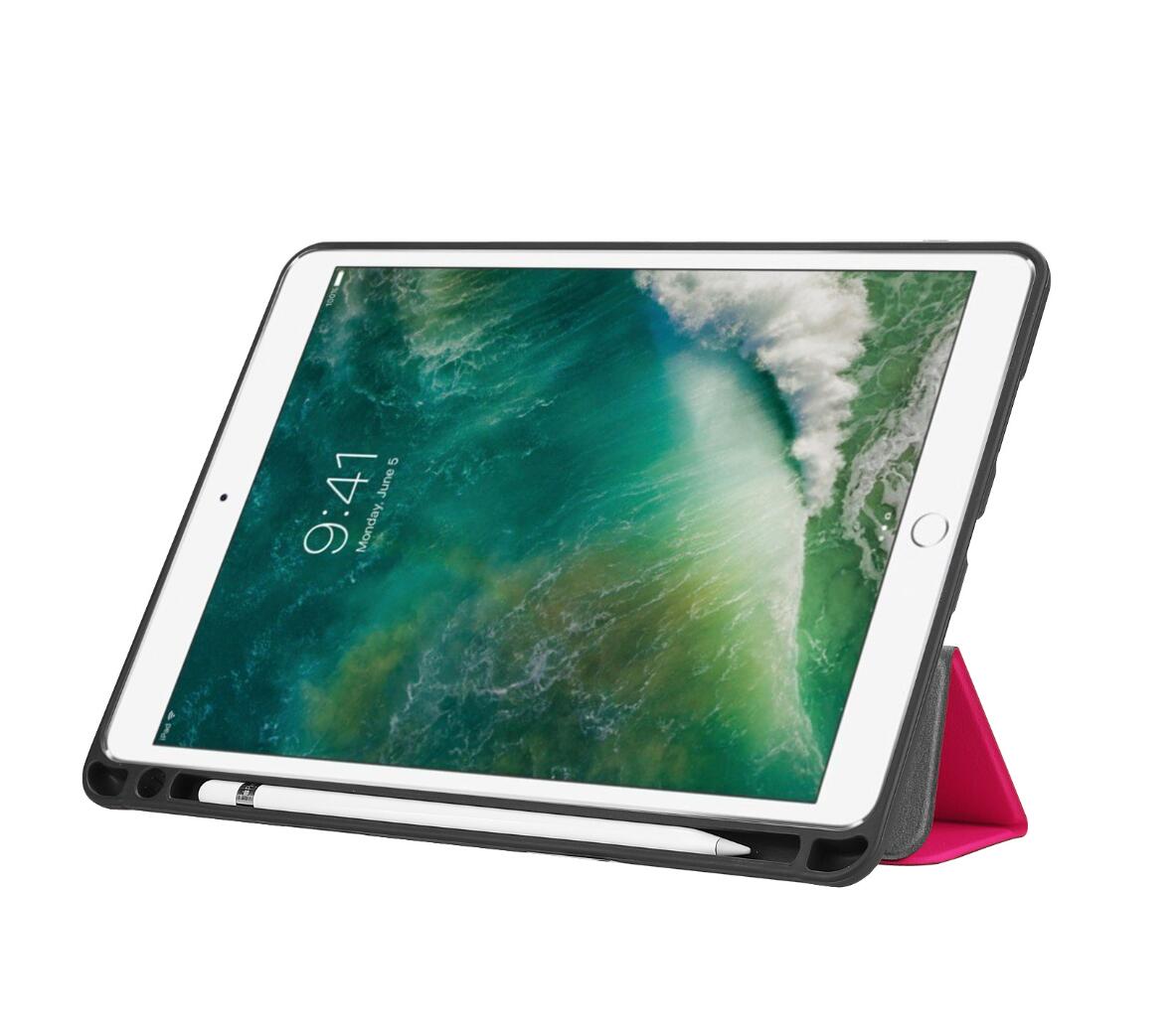 Soft TPU Combo Leather Apple iPad Pro 10.5 Case Tri-fold Stand