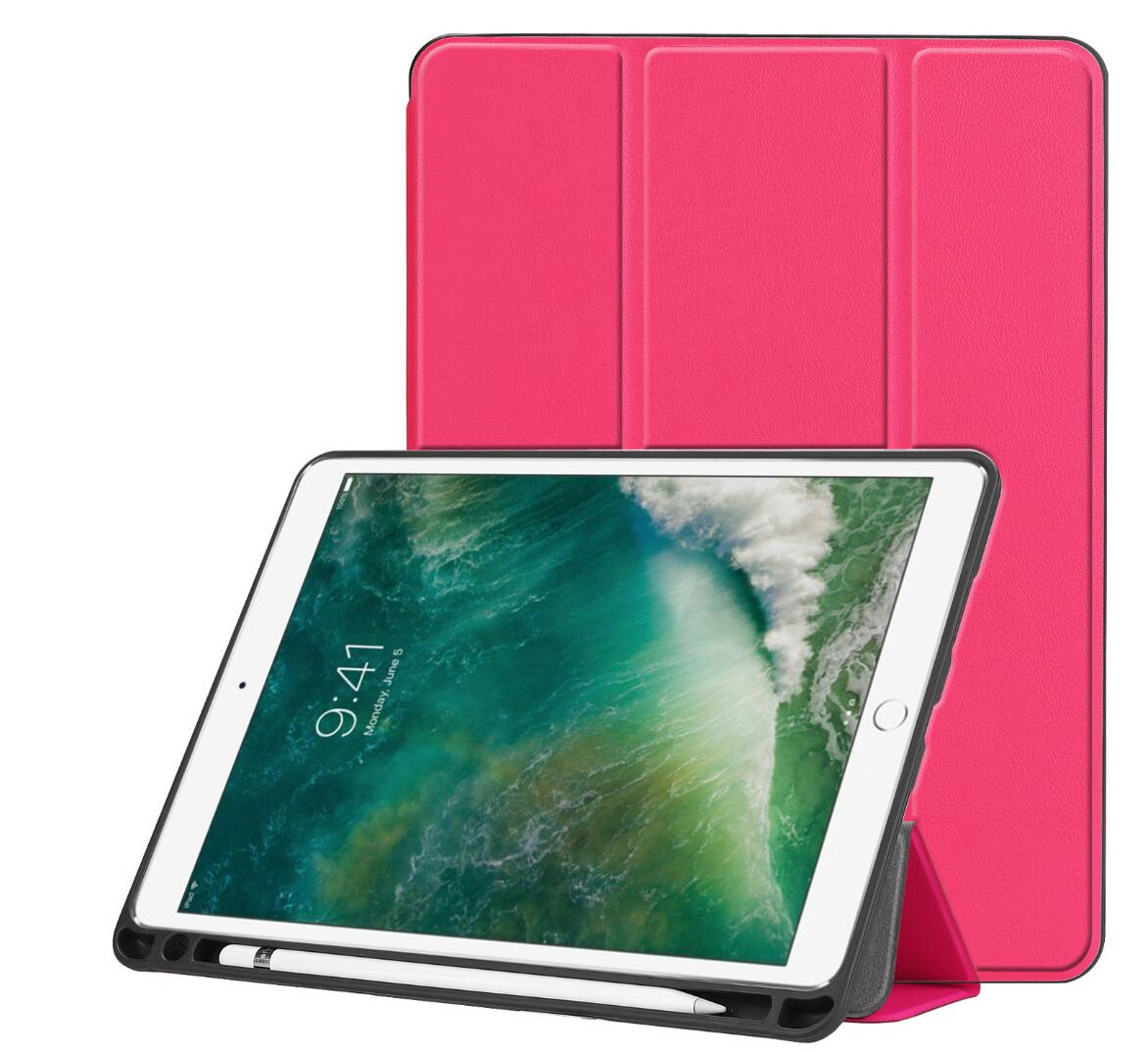 Soft TPU Combo Leather Apple iPad Pro 10.5 Case Tri-fold Stand