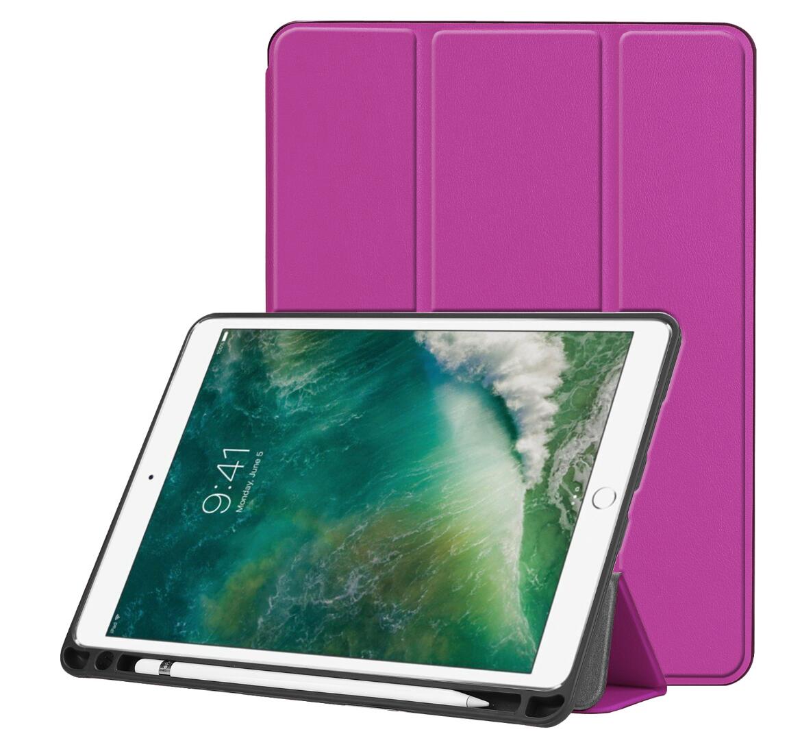 Soft TPU Combo Leather Apple iPad Pro 10.5 Case Tri-fold Stand