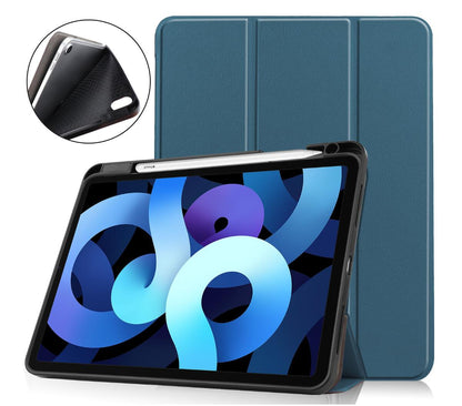 Soft TPU Combo Leather Apple iPad Air 4 Case Tri-fold Stand