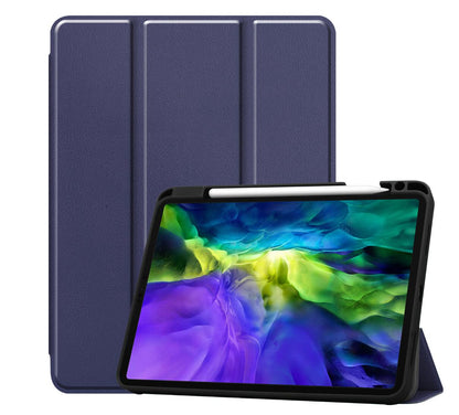 Soft TPU Combo Leather Apple iPad Pro 11 (2018) Case Tri-fold Stand