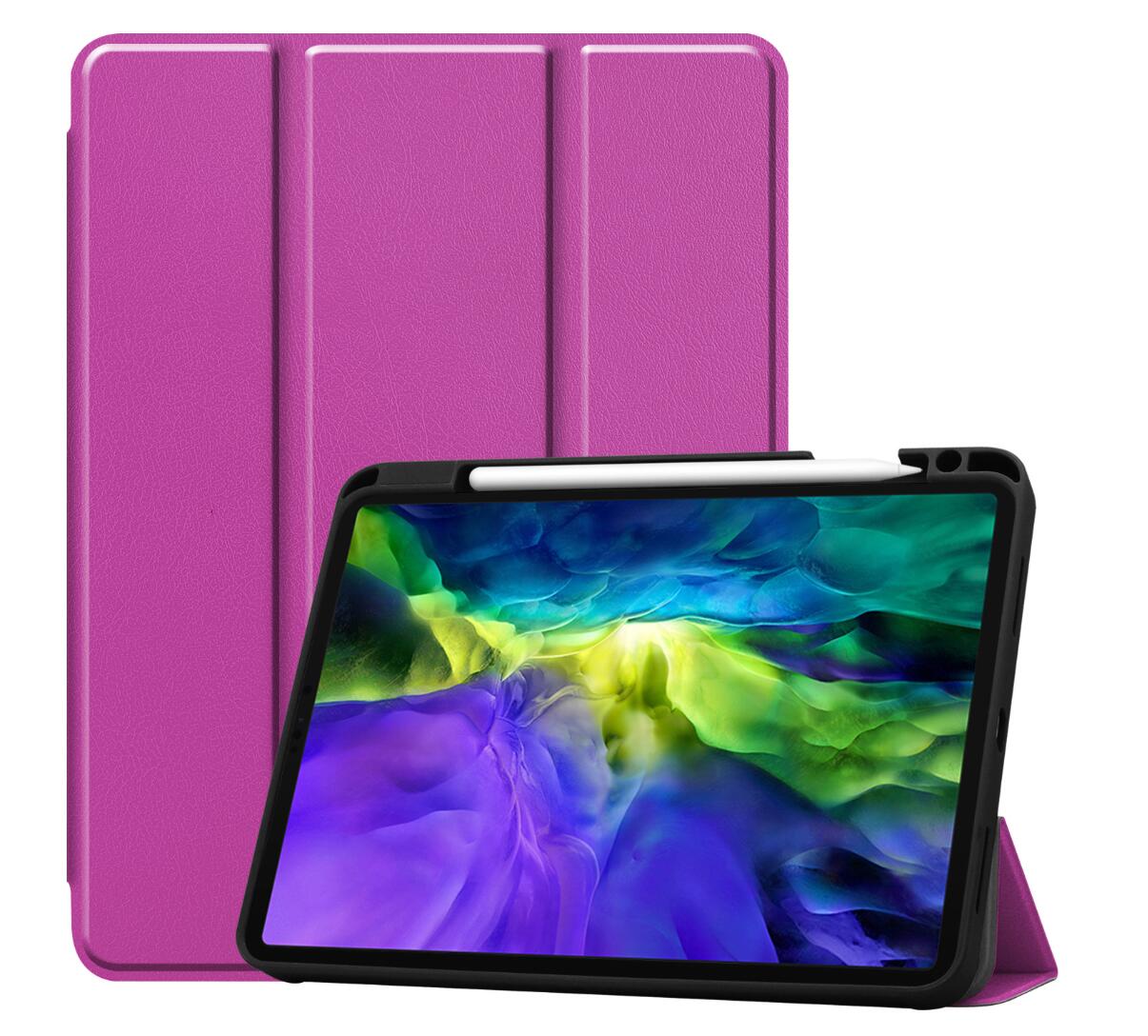 Soft TPU Combo Leather Apple iPad Pro 11 (2018) Case Tri-fold Stand