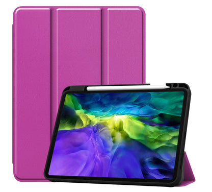 Soft TPU Combo Leather Apple iPad Pro 11 (2021) Case Tri-fold Stand