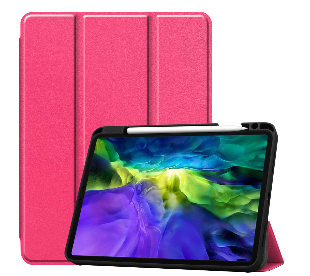 Soft TPU Combo Leather Apple iPad Pro 11 (2020) Case Tri-fold Stand