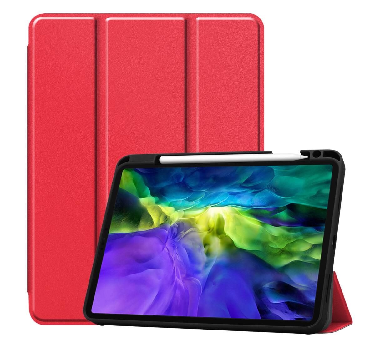 Soft TPU Combo Leather Apple iPad Pro 11 (2018) Case Tri-fold Stand