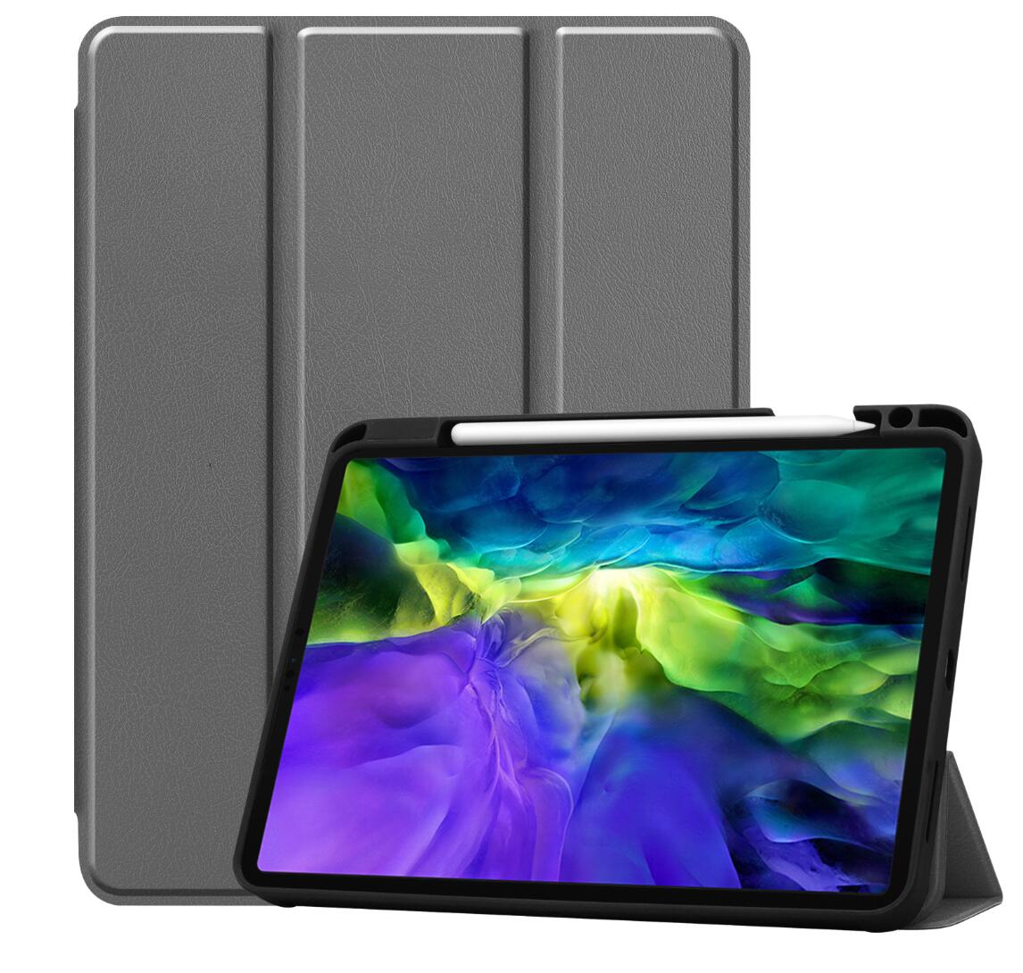 Soft TPU Combo Leather Apple iPad Pro 11 (2018) Case Tri-fold Stand