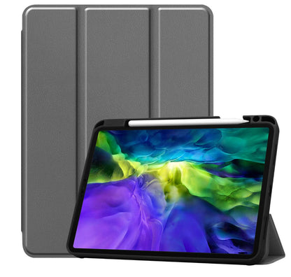 Soft TPU Combo Leather Apple iPad Pro 11 (2018) Case Tri-fold Stand