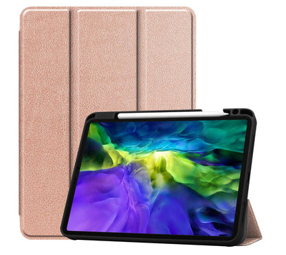 Soft TPU Combo Leather Apple iPad Pro 11 (2018) Case Tri-fold Stand