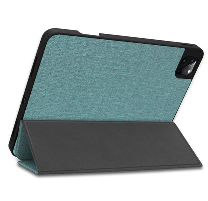 Denim Smart Foldable Stand Apple iPad Air 5 Case Leather