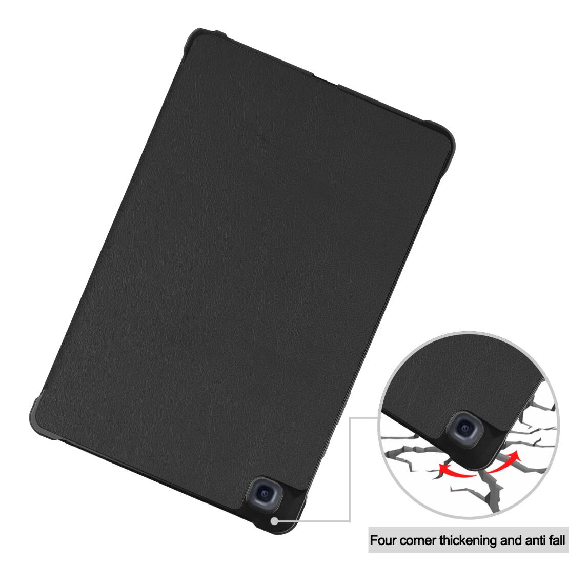 Soft TPU Combo Leather Samsung Galaxy Tab A7 Case Tri-fold Stand