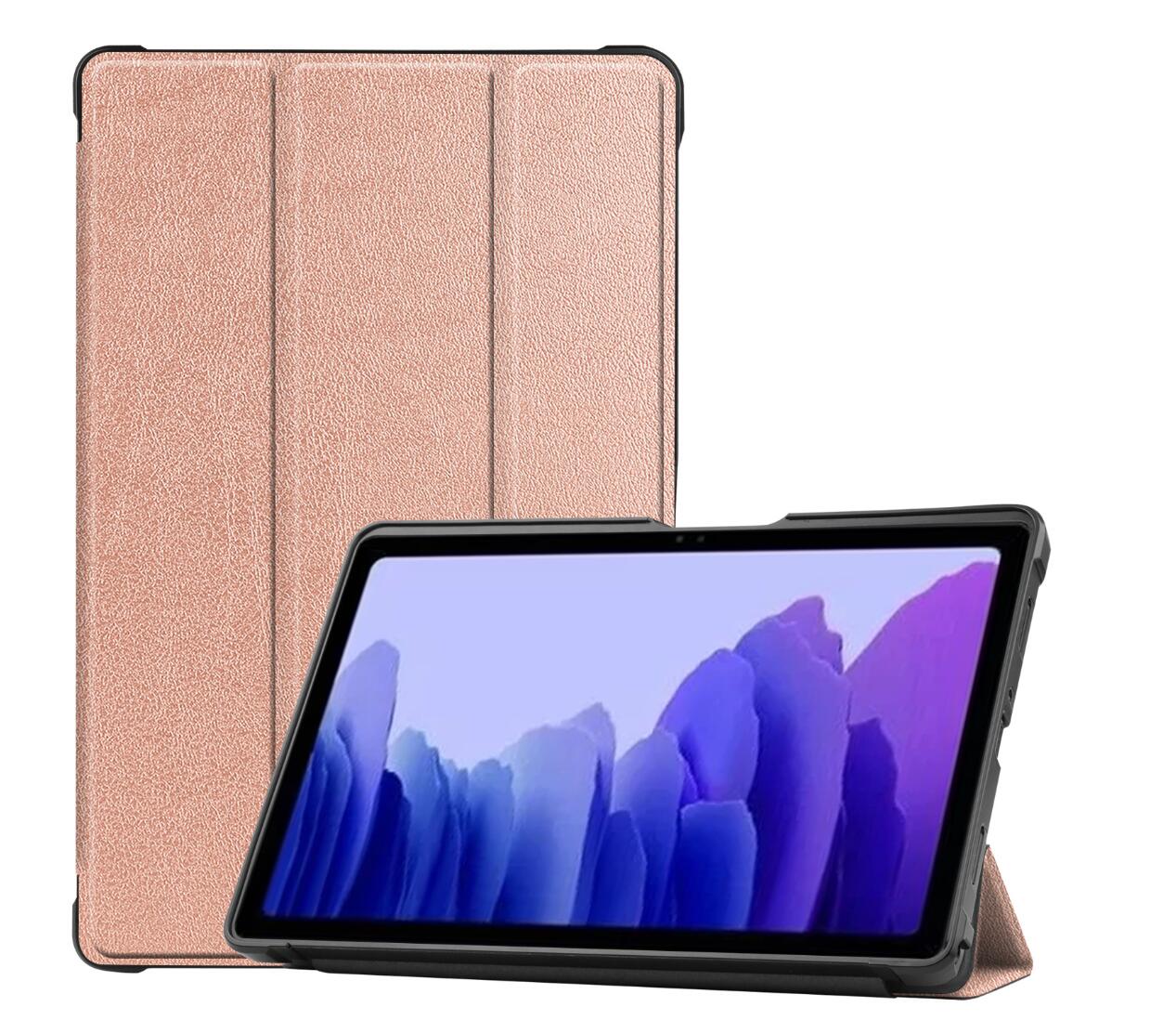 Soft TPU Combo Leather Samsung Galaxy Tab A7 Case Tri-fold Stand