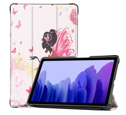 Soft TPU Combo Leather Samsung Galaxy Tab A7 Case Tri-fold Stand