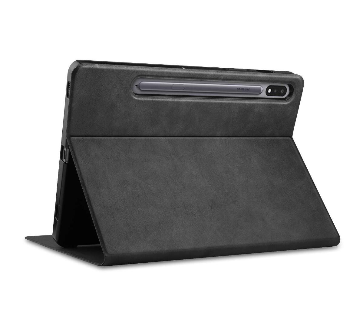 Cattlehide Leather Stand Samsung Galaxy Tab S7 Case Folio