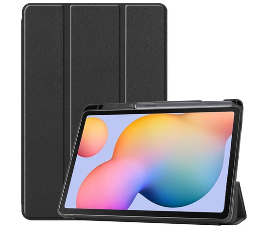 Soft TPU Combo Leather Samsung Galaxy Tab S6 Lite Case Tri-fold Stand