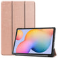 Tri-fold Caster Leather Samsung Galaxy Tab S6 Lite Case Shell Slim