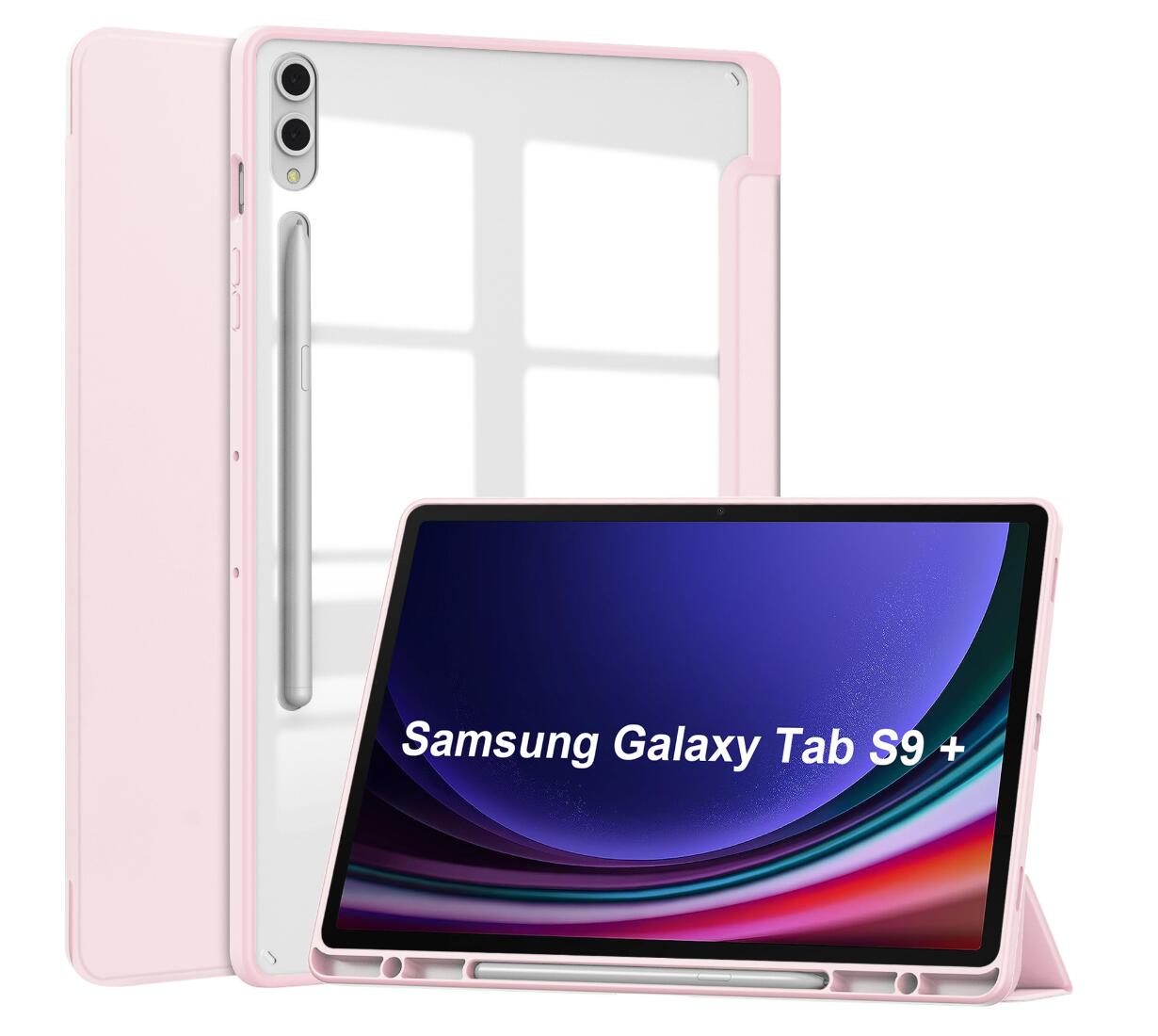 Acrylic Clear Samsung Galaxy Tab S9+ Case Ultra Slim